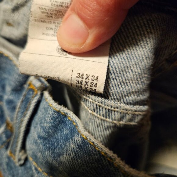 Carhartt Jeans 34X34 - Picture 3 of 3